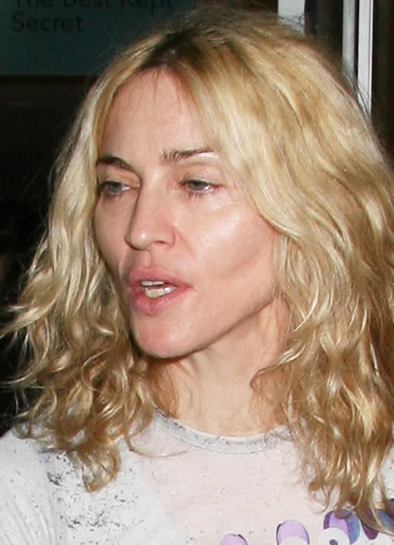 Madonna no makeup