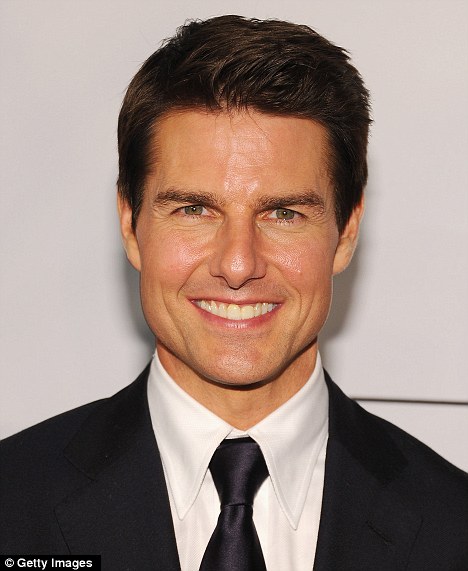 Tom Cruise with makeup