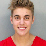 Justin Biebers mugshot without makeup